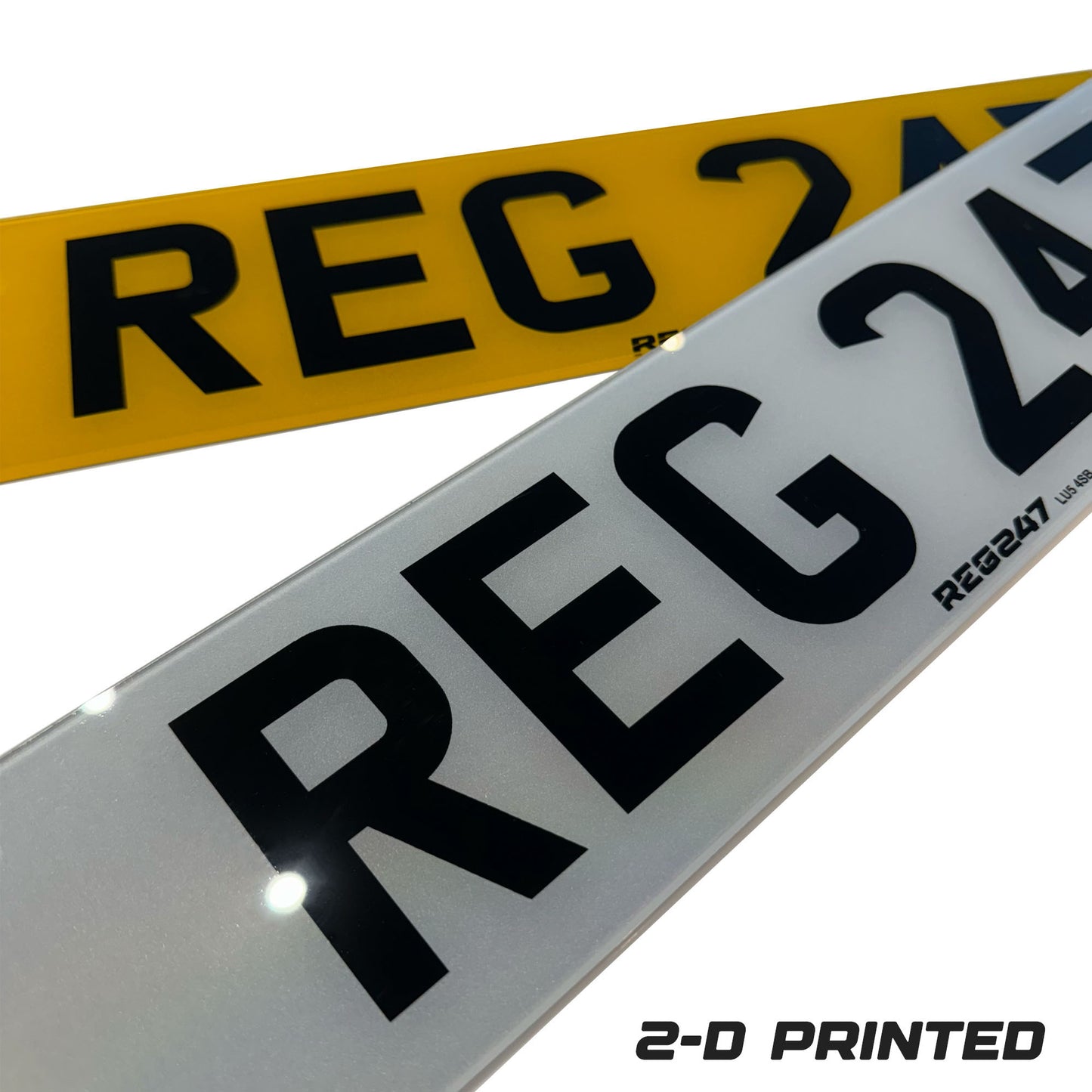 2D Printed Premium Acrylic Plates (Pair)