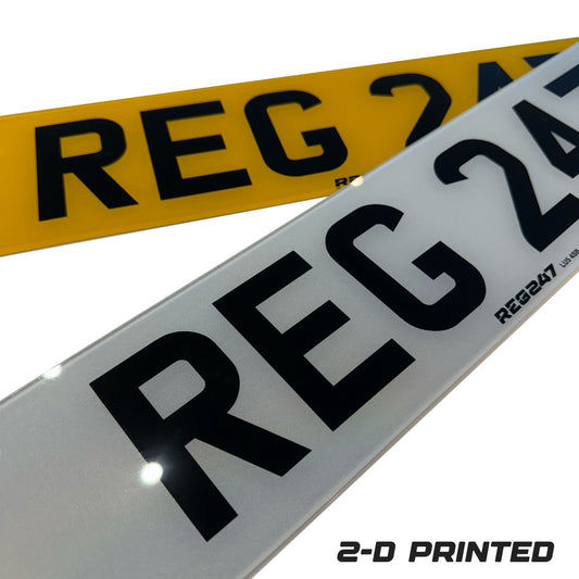 2D Printed Premium Acrylic Plates (Pair)