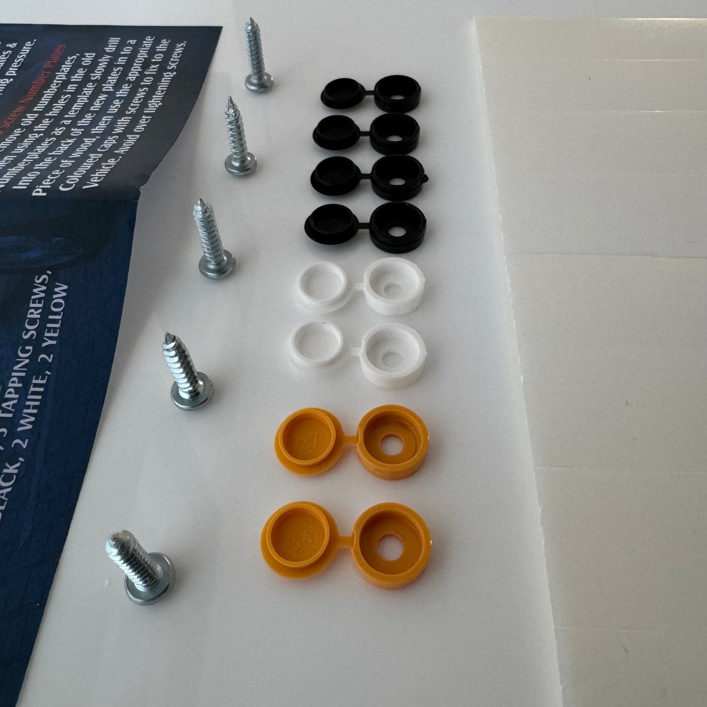 Premium Number Plate Fixing Kit