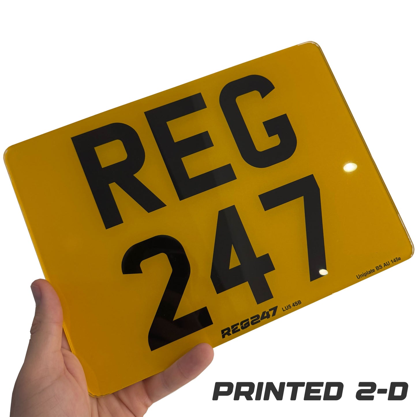 2D Printed Premium Acrylic Plates (Pair)