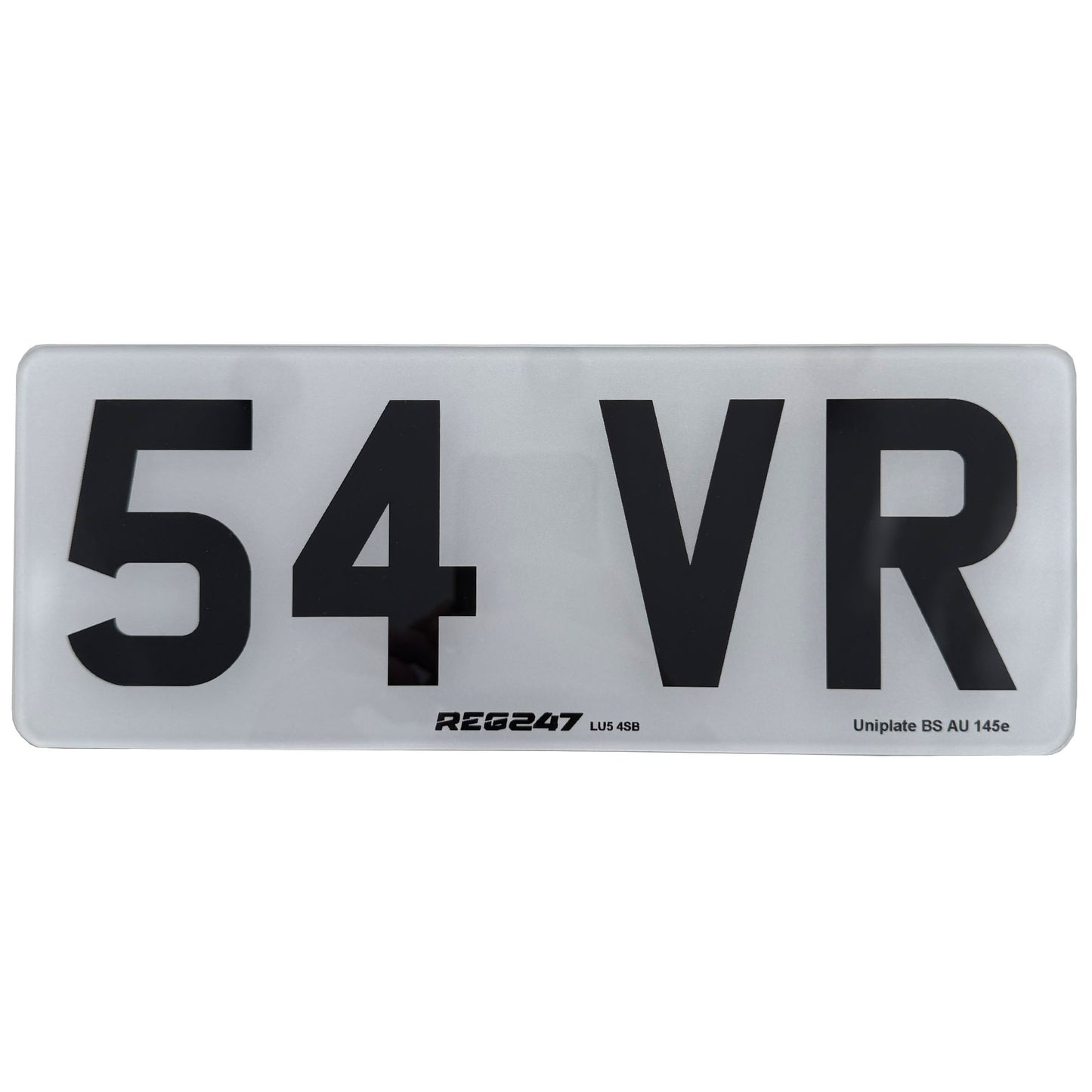 Short Number Plates (Pair)