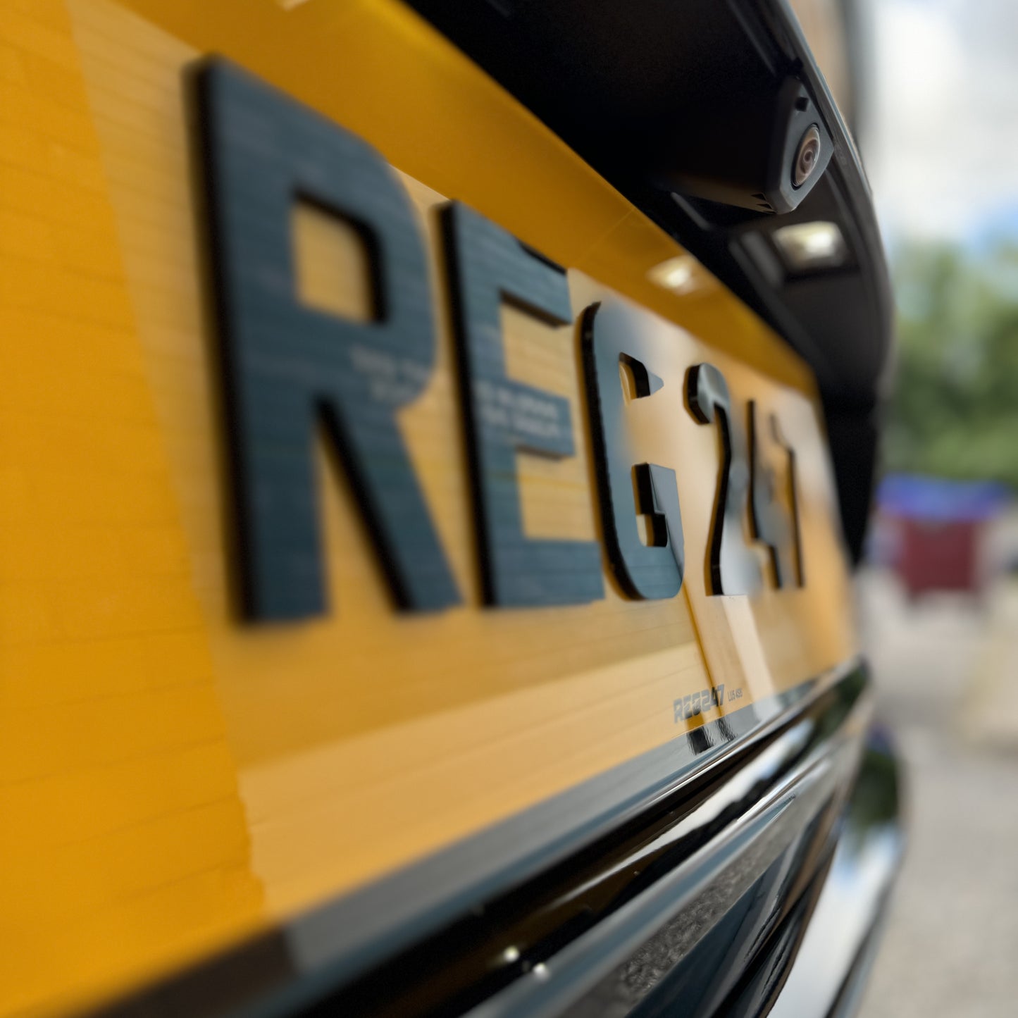 Rear Number Plate (Single)
