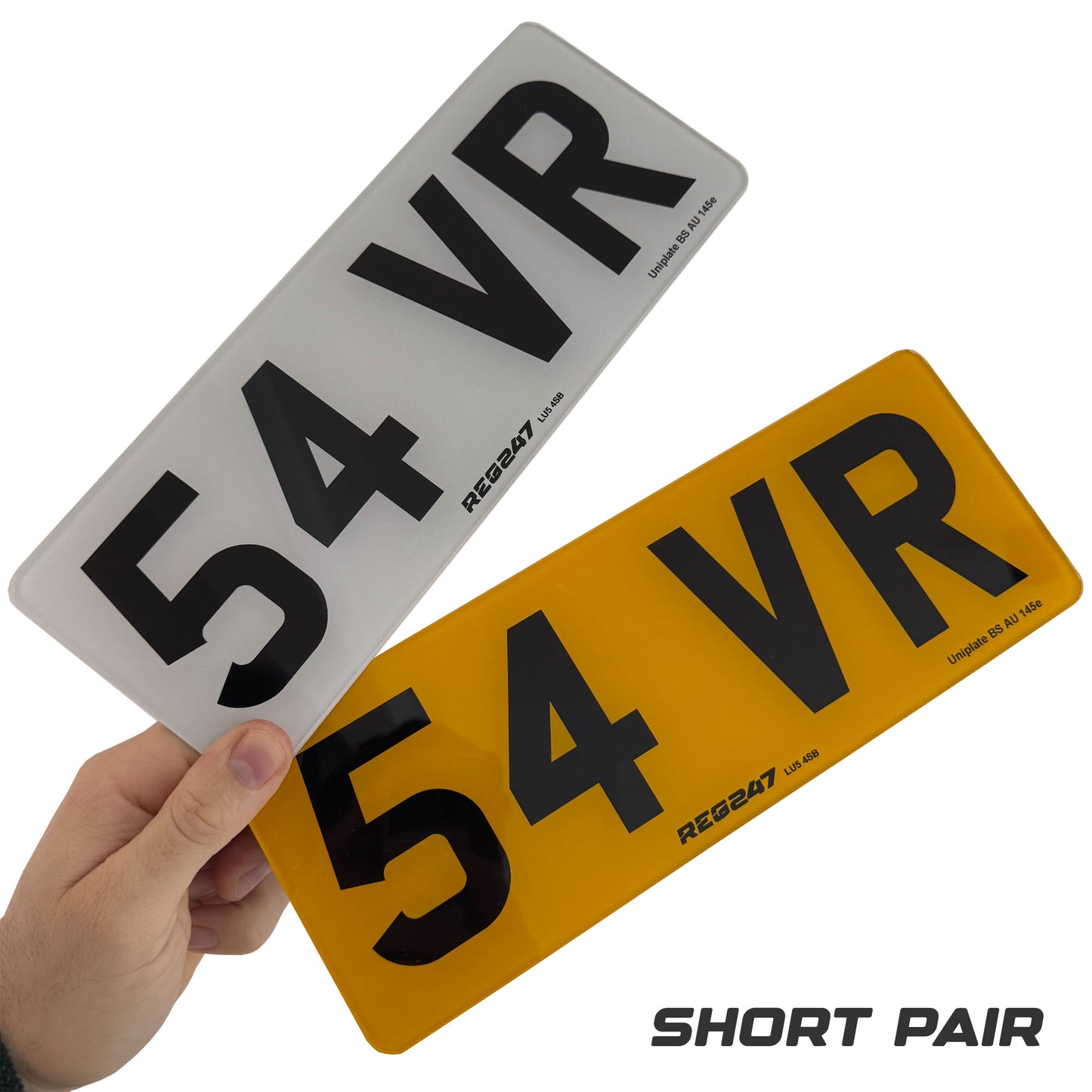 2D Printed Premium Acrylic Plates (Pair)