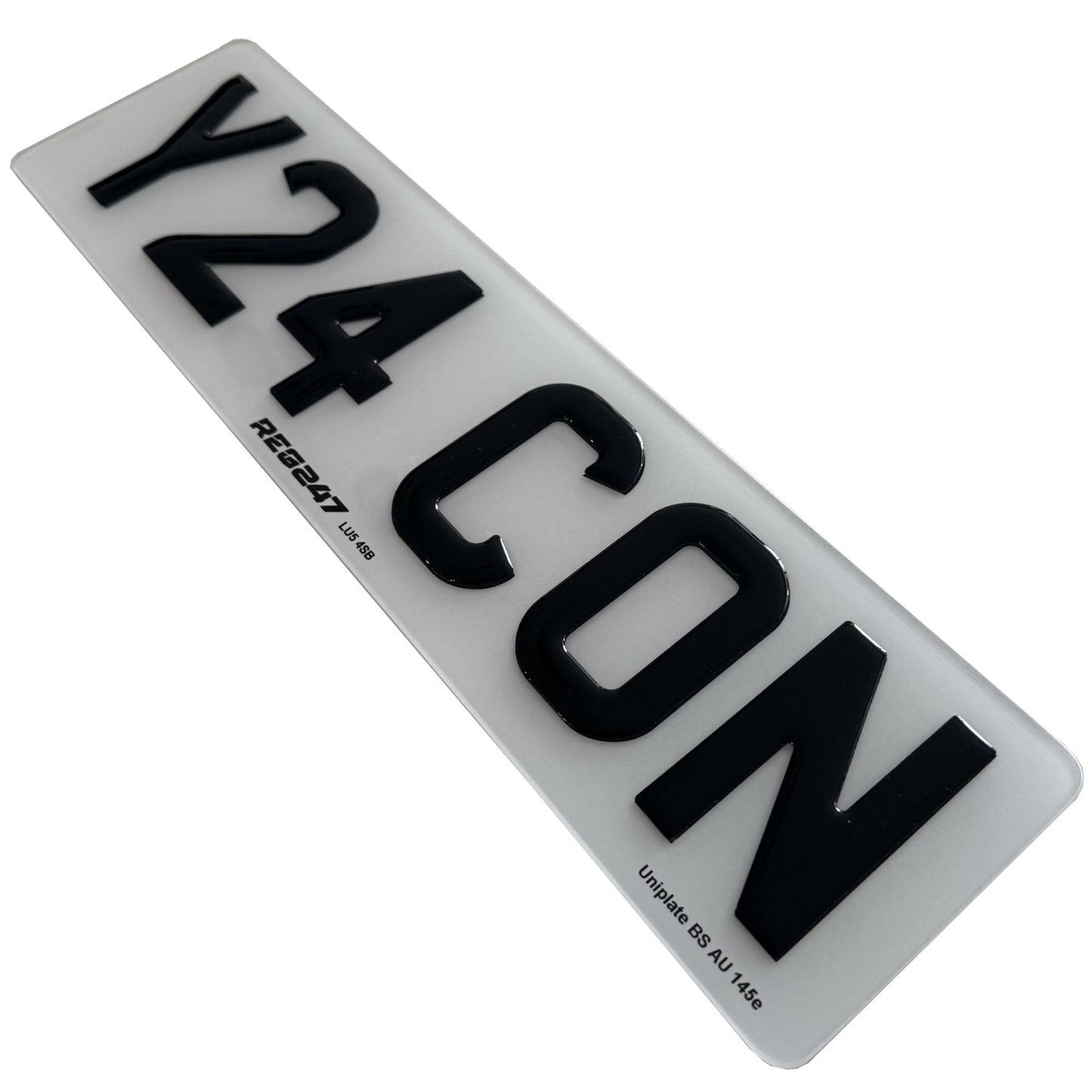 3D GEL Front Number Plate (Single)