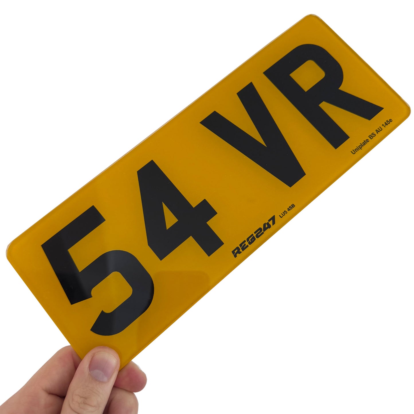 Short Number Plates (Pair)
