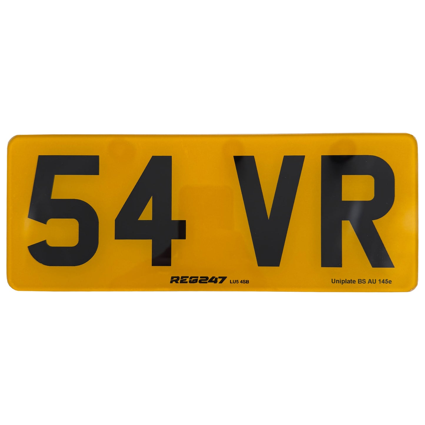 Short Number Plates (Pair)