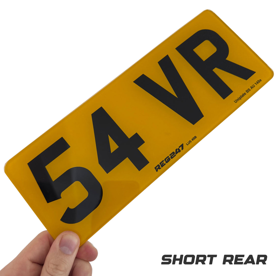 Replacement Rear Number Plate | 12 Month Warranty | Single Plates | Car ...